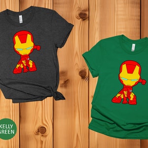 Camiseta Cool Iron Man, Marvel Tony Stark Bella Canvas, Diseño MCU Iron Man, Camiseta Avengers Iron Man, Diseño para niños pequeños XL, Camiseta para niños, Camisa unisex imagen 4