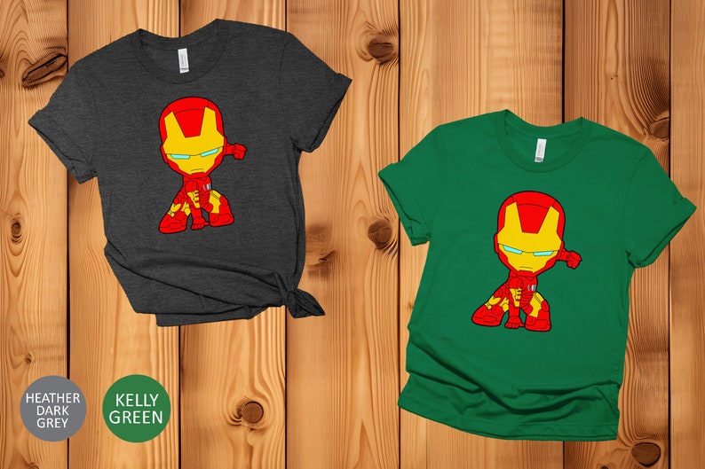 Camiseta Cool Iron Man, Marvel Tony Stark Bella Canvas, Diseño MCU Iron Man, Camiseta Avengers Iron Man, Diseño para niños pequeños XL, Camiseta para niños, Camisa unisex imagen 4