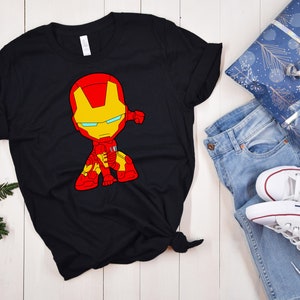 Camiseta Cool Iron Man, Marvel Tony Stark Bella Canvas, Diseño MCU Iron Man, Camiseta Avengers Iron Man, Diseño para niños pequeños XL, Camiseta para niños, Camisa unisex imagen 3