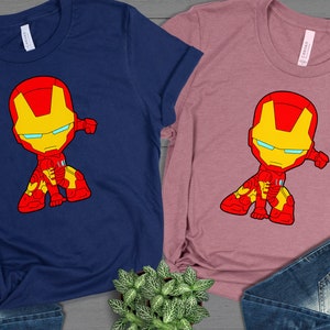 Camiseta Cool Iron Man, Marvel Tony Stark Bella Canvas, Diseño MCU Iron Man, Camiseta Avengers Iron Man, Diseño para niños pequeños XL, Camiseta para niños, Camisa unisex imagen 7