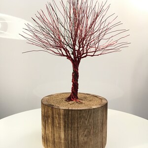 Wire tree,Bonsai tree, Bonsai sculpture, miniature art, winter tree, Japan style, wire sculpture