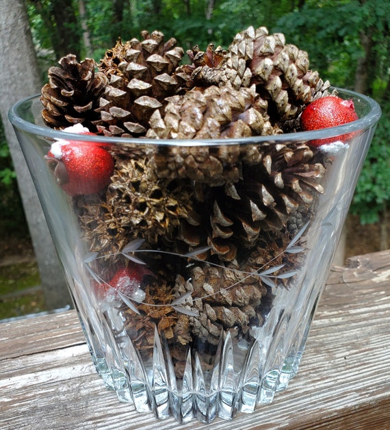 Pinecone and Sweet Gum Ball Vase Filler 