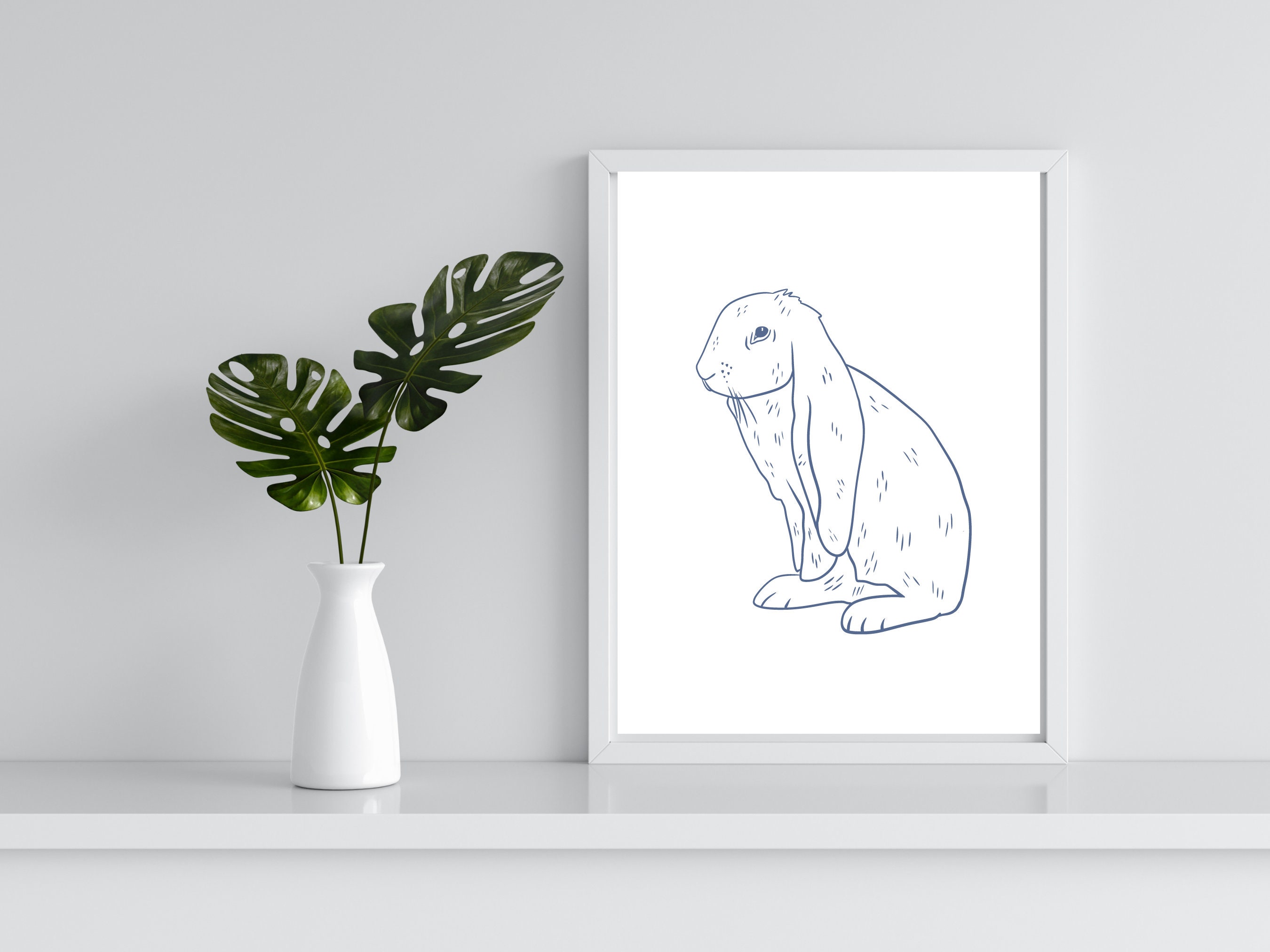 Svg Rabbit House Sign Rabbit SVG | Bunny SVG | Farmhouse Svg | Hand Drawn Rabbit | Easter Svg ...