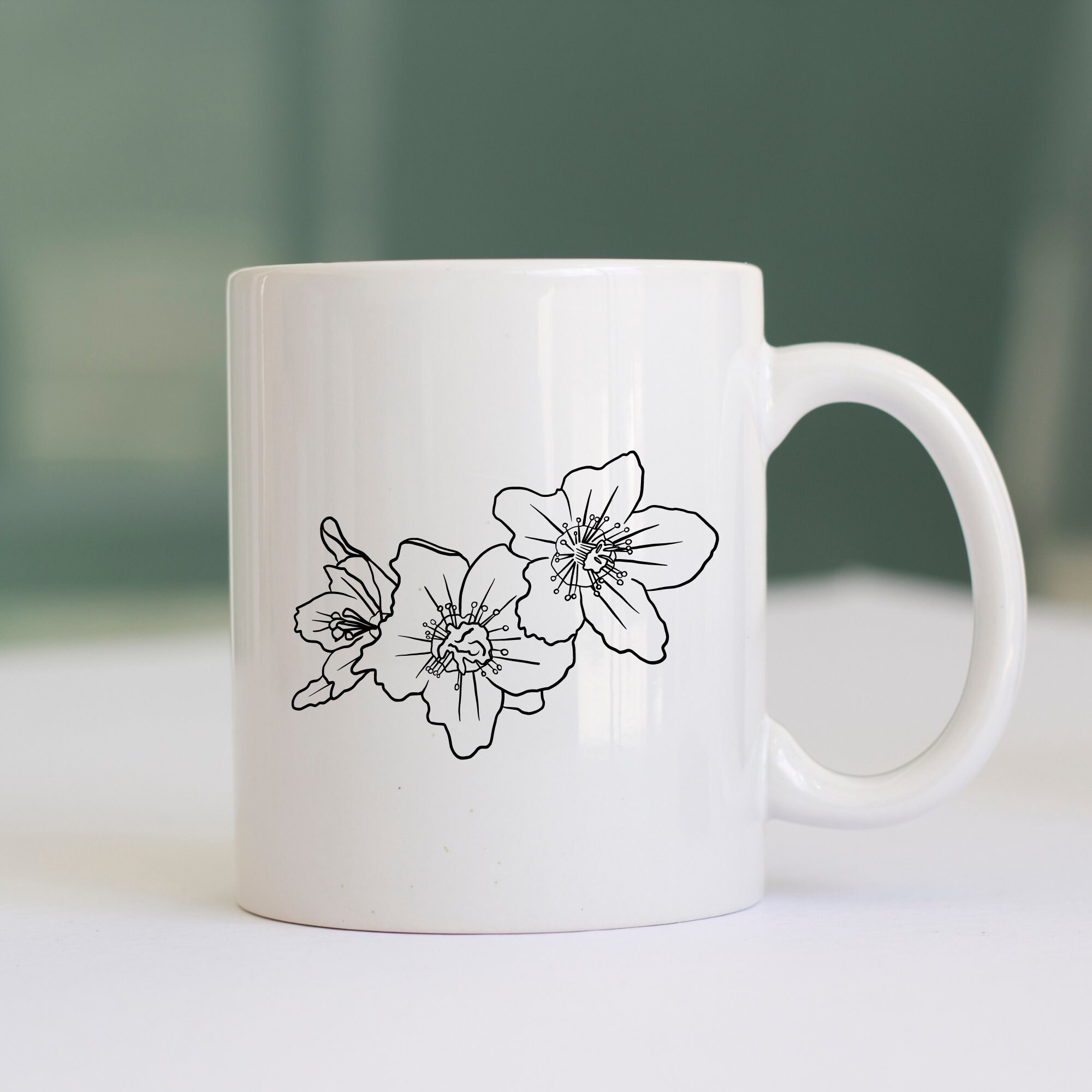Botanical SVG Bundle | Winter Flower Svg | Flower Svg | Hand Drawn ...