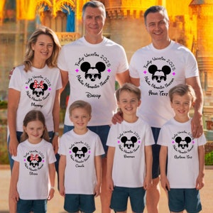 Custom Family Vacation 2025 Disney Shirts, Family Trip Shirts, Disney Family Shirts, Disney Group Shirts, Disney Squad Shirts, Birthday Girl