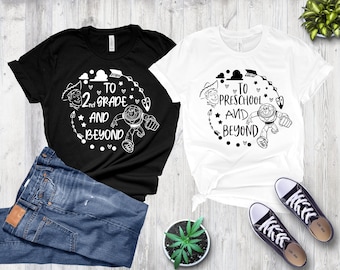 Disney Toy Story Shirt, Cute Preschool Shirts, Woody and Buzz Graduation 2026 Tee, First Day Of School Tee, 1st 2nd 3rd Grade Class T-shirt