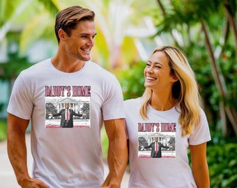 Daddys Home Donald Trump Shirt, Trump The President Shirt, Trump Girl Shirt, Stand With Trump Tshirt, Funny Trump Shirt, American Flag Shirt