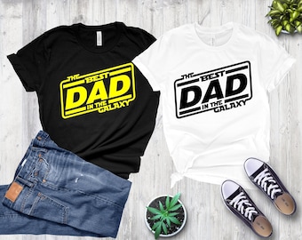 Retro Star Wars Shirt, Best Dad in the Galaxy, Dadalorian Shirt, Dad and Me Shirts, Fathers Day Tee, Son and Daughter Tee, New Daddy Disney