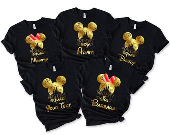 Custom Disney Golden Birthday Squad, Disneyland Birthday Shirt, Birthday  Boy Shirt, Disney Birthday Girl,Disneyworld Shirt,2025 Disney Squad