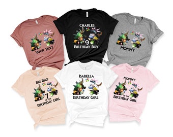 Palworld Birthday Shirt: Custom Family Matching Tee, Kids Gift