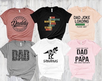 Dad Shirt, Best Dad Shirts, Dad Joke Loading,  World Best Greater Dad, Father, Daddy, Papa,  Shirt, Tee, Sweatshirt