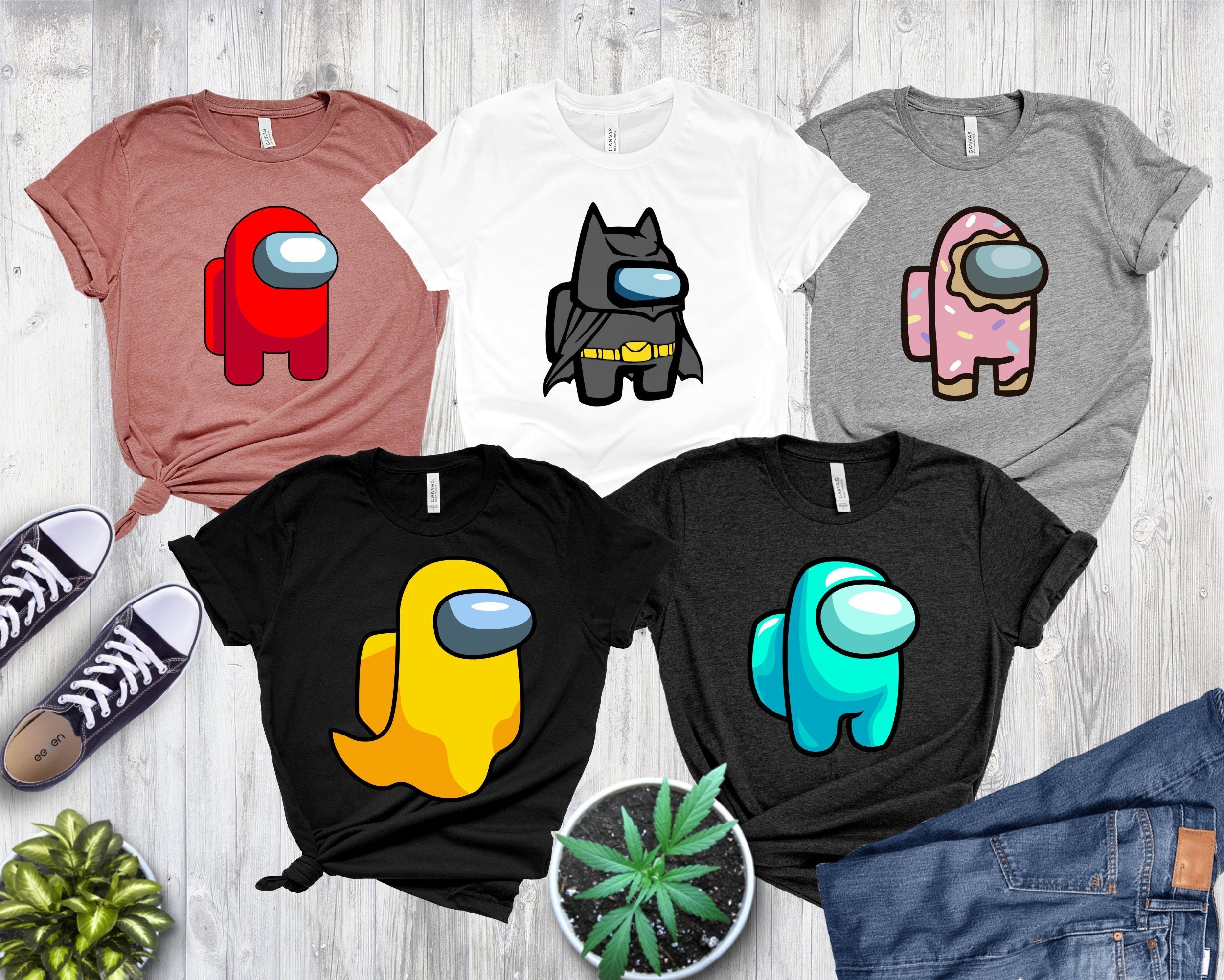 Among Us Kid's Tee: 'don't Be A SUS, Stay In School' - Gamer Shirt