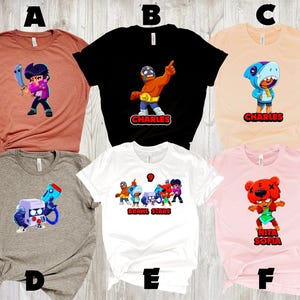 Brawl Stars Shirt, Brawl Stars Matching Birthday Shirts