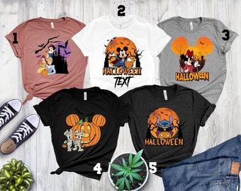Disney Hallowen Sweatshirt, Disney Characters, Family Matching Sweatshirts, Princess Halloween, Spooky Halloween, Custom Halloween