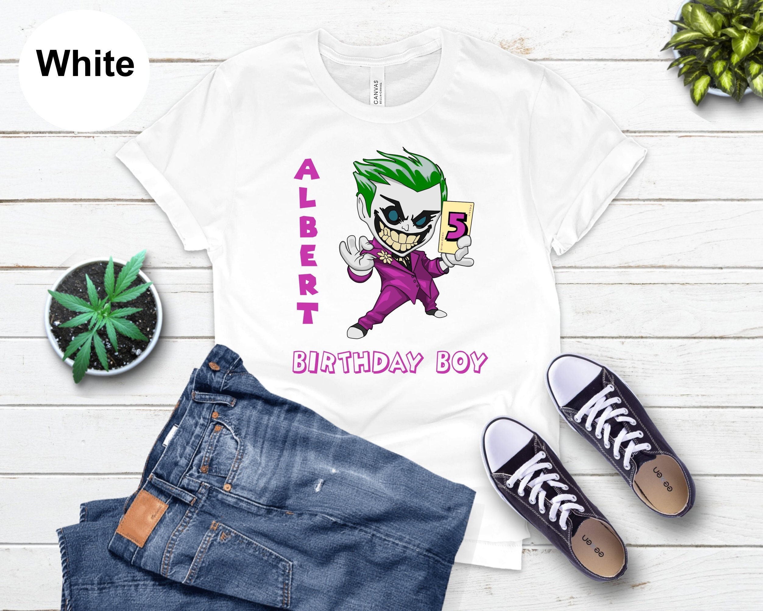 Tシャツ・カットソー HUECLOSET Hand Spray Joker Man to Man T-Shirt SE179 HUECLOSET Hand Spray Joker Man to Man T-Shirt SE179 (HUE/T