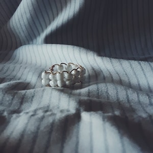 Pearl Seed Bead Ring