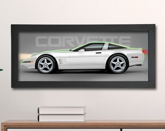 C4 Corvette Framed Painting