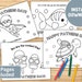 All About Dad Printable Book for Father's Day, Birthday Gift for Gym Dad, Dad Coupon Book, Father's Day Activity, DIY Kid Coloring Card