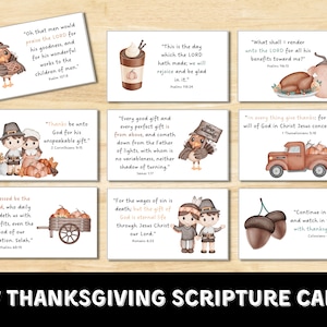 KJV 24 Thanksgiving schrift placemat kaarten | Lof- en aanbiddingskaarten| Afdrukbare schriftkaarten | Dankbaarheidskaarten | King James-versie