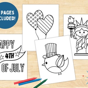 12 Fourth of July Coloring Pages | Independence Day | Kids Coloring Pages | Patriotic | Printable | 4th of July