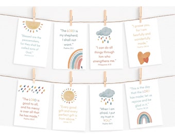 24 Beginner Bible Verse Cards | My First Scripture Cards | Bible Memorization | Scripture cards for Kids | Bible | Christian Cards | ESV