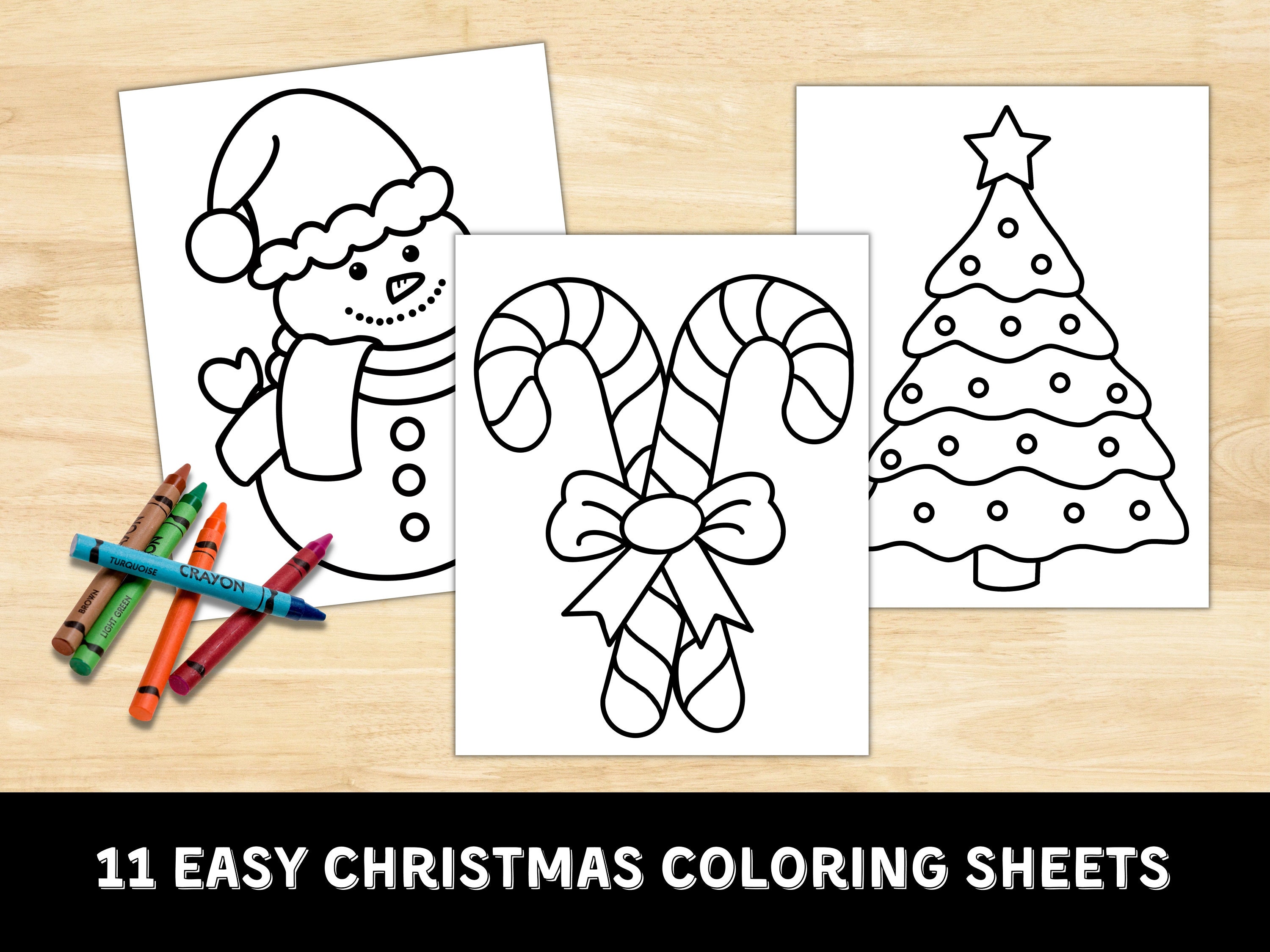 11 Beginner Christmas Coloring Sheets Coloring Page Winter Holiday Art Instant Digital Download 11 Beginner Christmas Coloring Sheets Coloring Page Winter Holiday Art Instant Digital Download