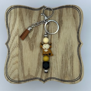 Highland Cow Keychain