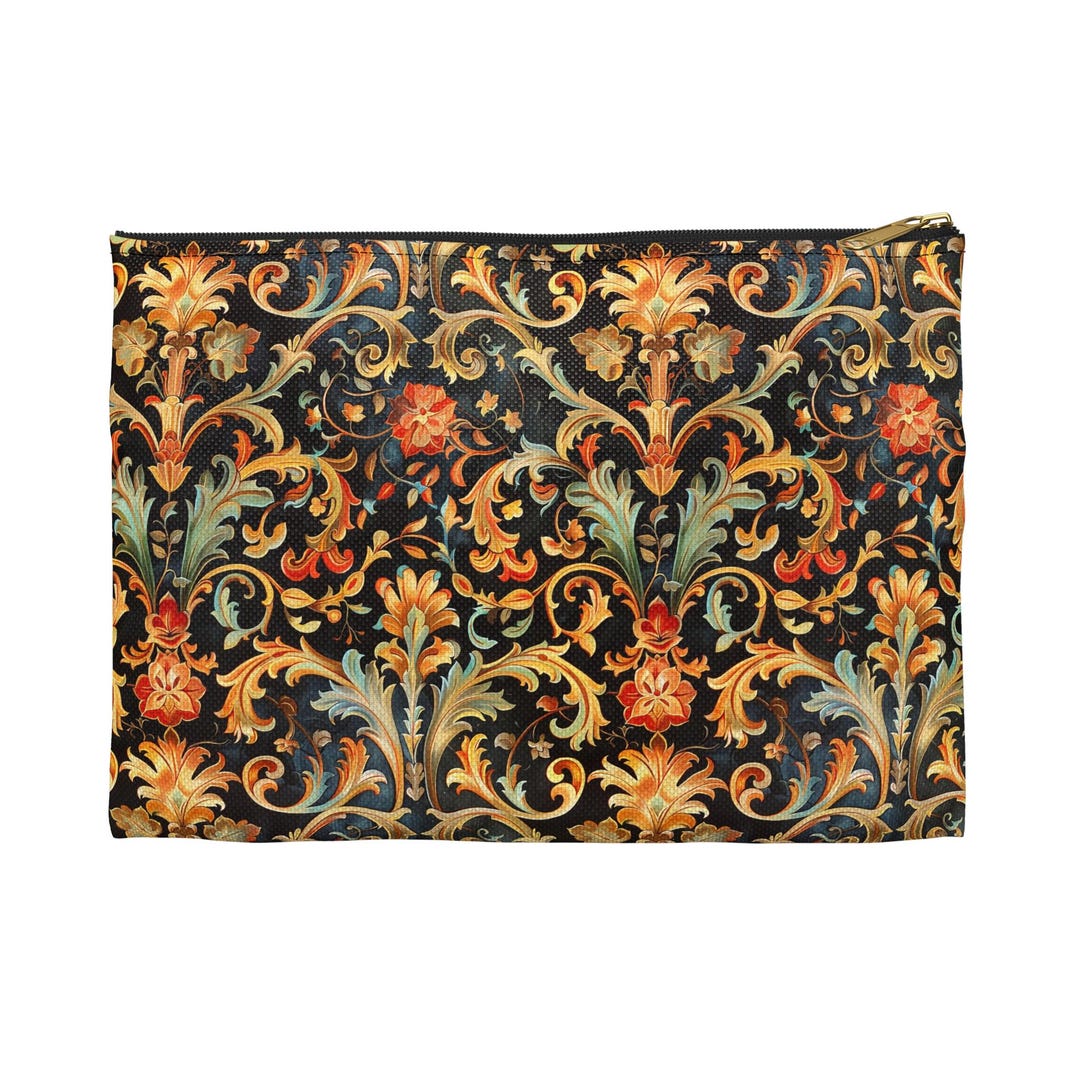 Italian Renaissance Accessory Pouch, Vintage Style Makeup Bag, Art ...