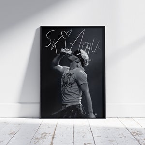 Ski Aggu Poster - Deutschrap - gedruckt oder Download