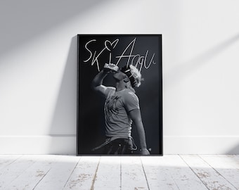 Ski Aggu Poster - Deutschrap - gedruckt oder Download