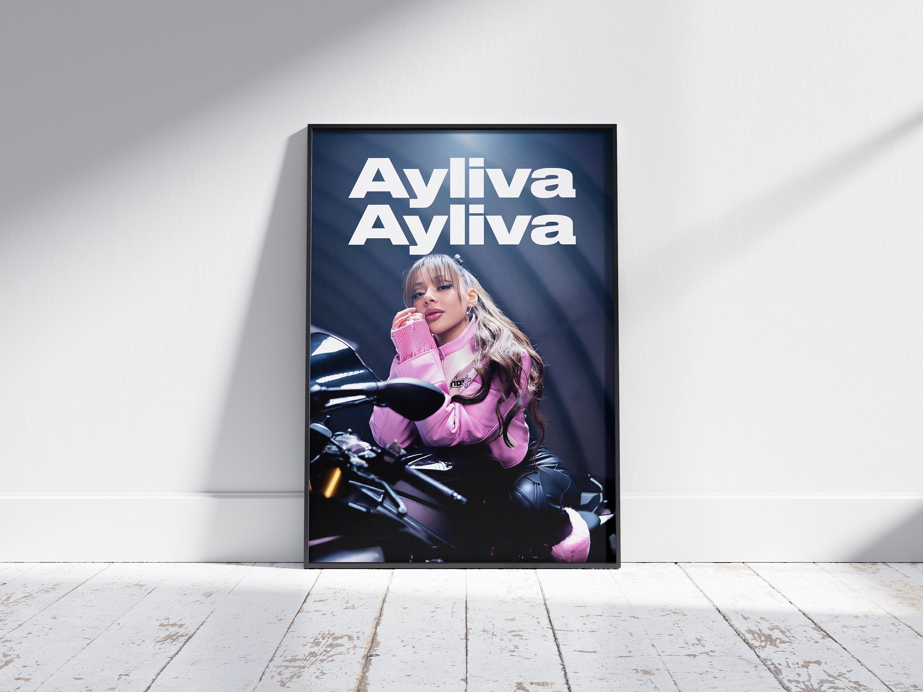Ayliva Poster - Deutschrap Poster - gedruckt oder sofort download - druckbare Kunst