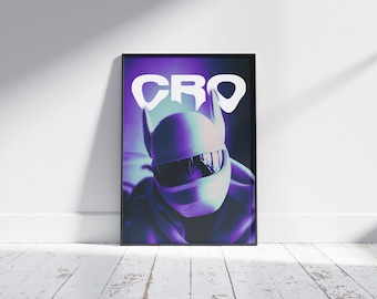 Cro Poster, Deutschrap Poster, gedruckt oder Download