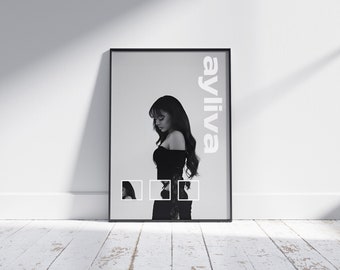 Ayliva Poster / Music Cover Wallart / gedruckt oder Digital Download / Printable