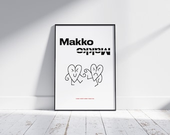 Makko Poster - Deutschrap Poster - Makko Merch