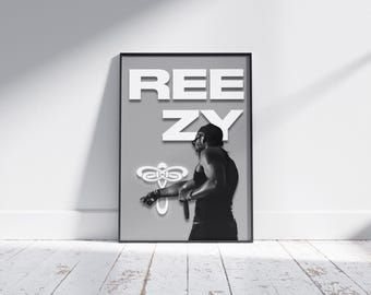 Reezy Poster / tryck eller digital nedladdning / Rapper / Deutschrap