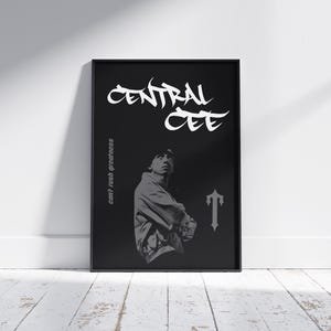 Poster Central Cee - UK Rap Deko - Imprimé
