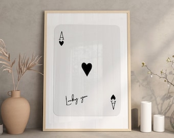 Lucky Girl Syndrome Print Trendy Wall Art Esthétique Wall Art Prints Lucky You Trendy Printable Art Retro Print Preppy Wall Art Retro Decor