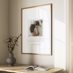Impresión de pareja personalizada, regalo de pareja para ella, impresión de novio o novia, retrato de pareja personalizado, regalo de aniversario, San Valentín y Navidad