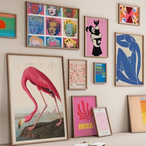 6000 oeuvres d'art murales maximalistes, MEGA BUNDLE, oeuvres d'art murales tendance, ensemble mural de galeries maximalistes, oeuvres d'art murales éclectiques, décoration d'intérieur maximalistes, impressions tendance