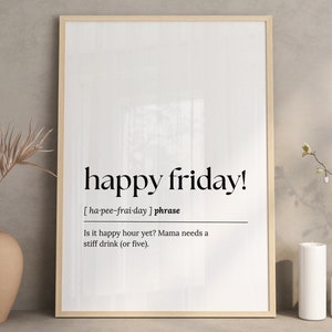 Funny office wall art, Printable wall art, home office decor, work from home art, definition print, office wall decor, digital download