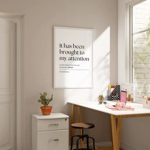 Funny Office Wall Art, Printable Wall Art, Home Office Decor, Work From ...