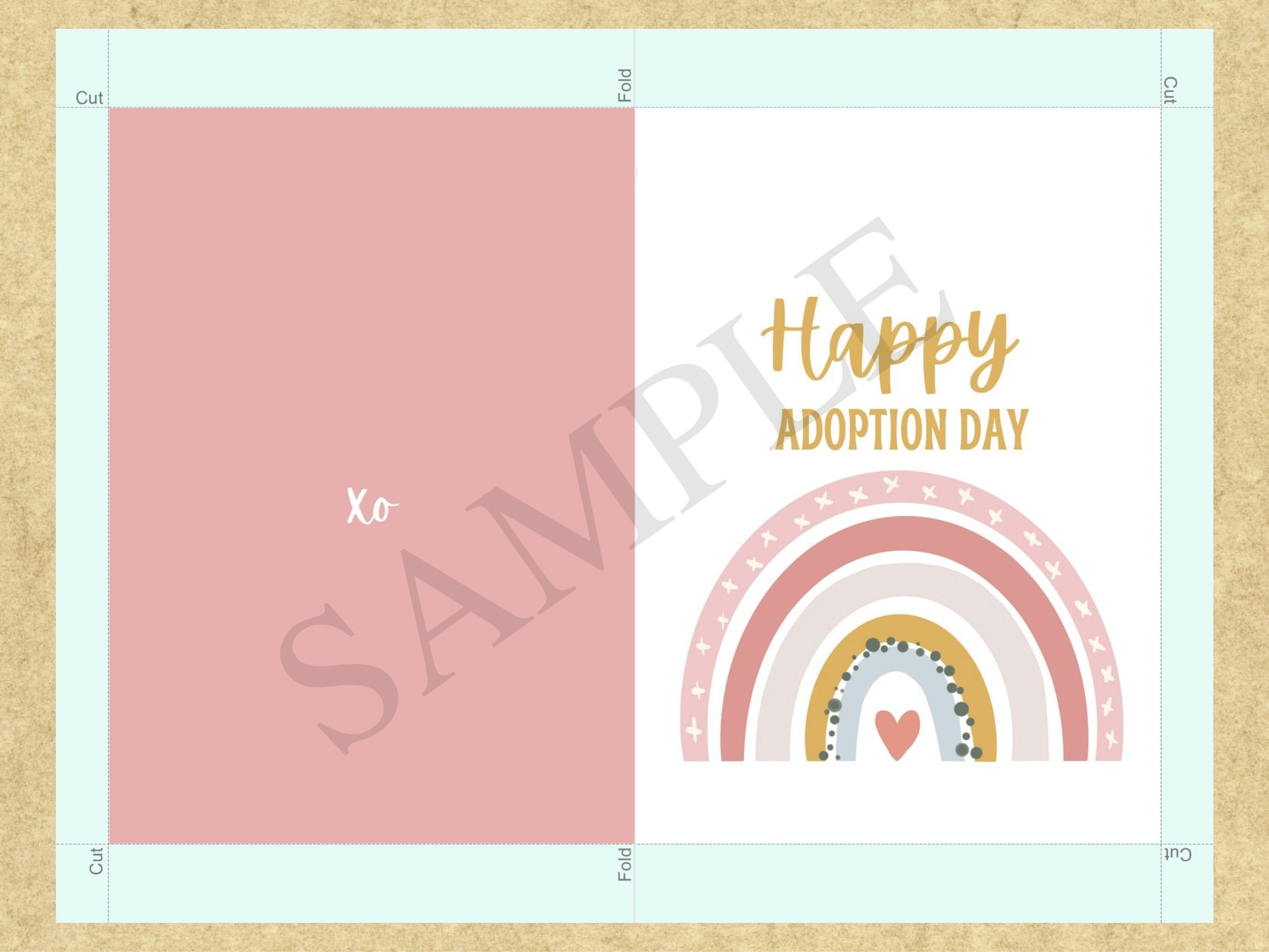 adoption card | adoption celebration | happy adoption day