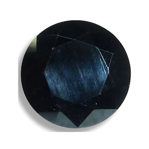 Natural SPINEL Round Black Faceted Loose Gemstones Fine Cut AAA Free Shipping Volume Discount