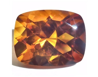Natural Madeira CITRINE Cushion Yellow Gold Orange Faceted Loose Gemstones since 1989 Free Shipping