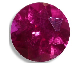 Natural RUBY Round Fine Red Faceted Loose Gemstones Fine Cut AA+