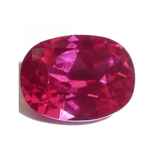Lab Created RUBY Cushion (8x6mm) Faceted Loose Gemstones since 1989 USA