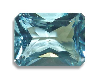 Natural Aquamarine Blue Emerald Cut (12 options) Faceted Loose Gemstones since 1989 USA