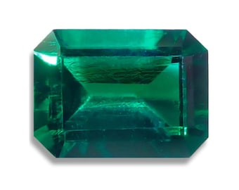 Lab Created EMERALD Green Octagon Cut (3 options) Faceted Loose Gemstones since 1989 USA