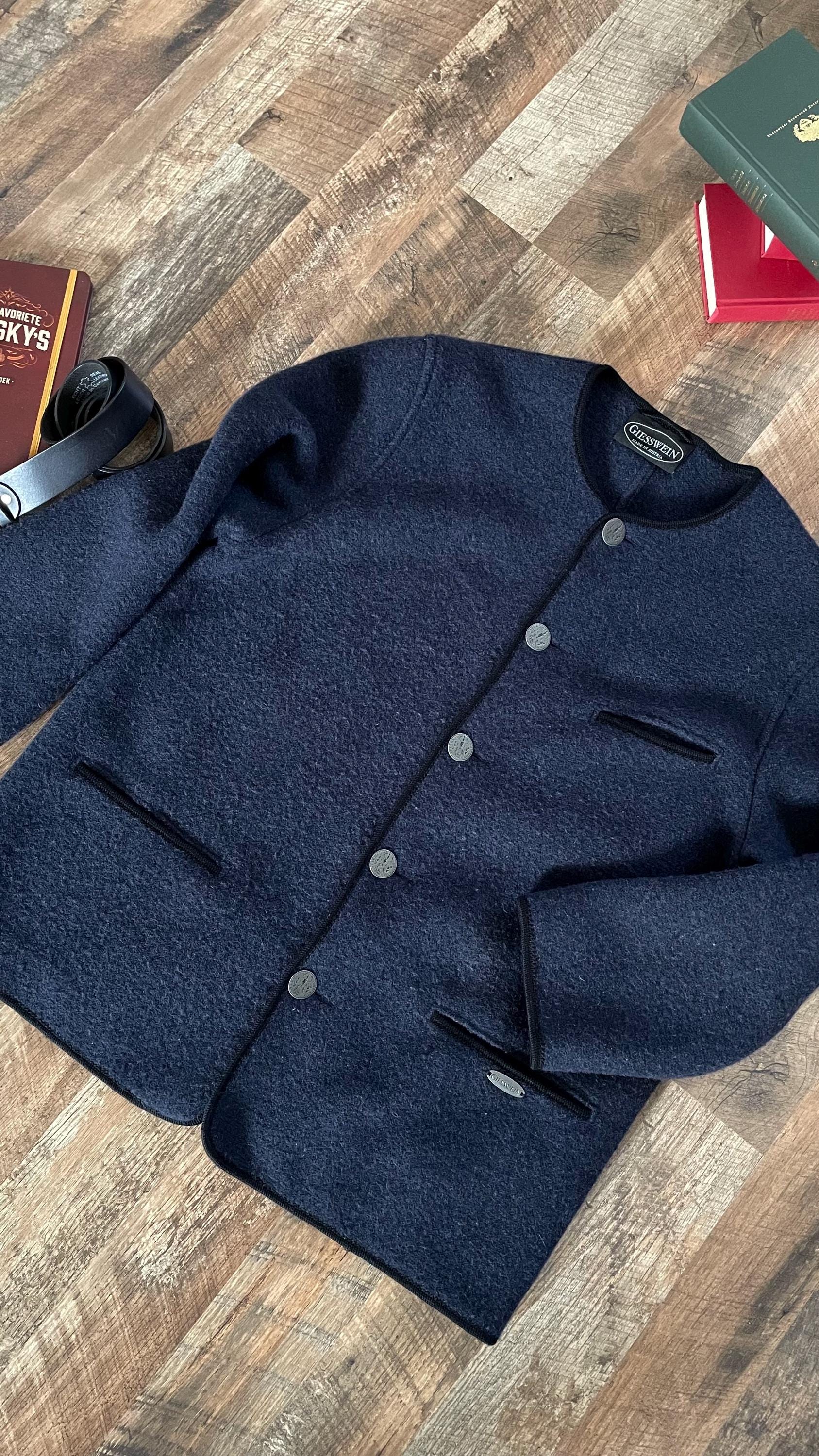 Giesswein Made in Austria Navy Wool Jacket Tyrolean/52 - Etsy Ireland Giesswein Made in Austria Navy Wool Jacket Tyrolean/52 - Etsy Ireland