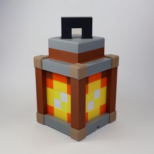 Pixelated Night Light Lantern Night Lamp Birthday Gift Kids Bedroom Decoration Gamer Room Decor Pixelated